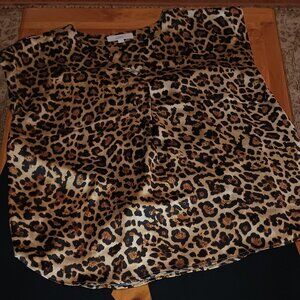 Loft Size XXL Animal Print Top (EUC)